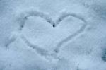 snow heart